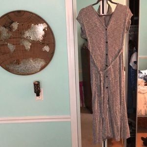 Cute maxi/midi b&w dress